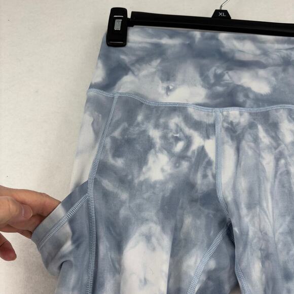 Offline by Aerie Hugger High Rise Legging Size M Blue Tie Dye Long Inseam - Picture 4 of 10